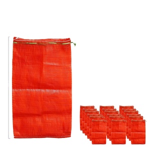 Sac en filet pour oignons et légumes, idéal pour supermarchés et agriculture, emballage en filet, sac tissé en PP, prix usine FOB avec cordon de serrage - Product Image 1
