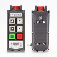 Télécommande industrielle sans fil IP66 étanche à 4 boutons (2 doubles + 2 simples) pour palan de pont roulant