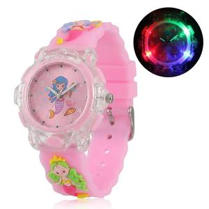 นาฬิกา LED สาย PVC นุ่มลายเงือกน้อยมหัศจรรย์สำหรับเด็กผู้หญิง ของขวัญลายเงือกน้อยที่ไม่เหมือนใคร - Product Image 4