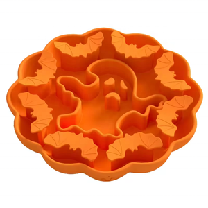 Ciotola Anti-Soffocamento in Silicone Alimentare Ecologico <span class=keywords><strong>per</strong></span> <span class=keywords><strong>Cani</strong></span> e Gatti, <span class=keywords><strong>Tappetino</strong></span> Anti-Leccamento <span class=keywords><strong>per</strong></span> Halloween - Product Image 4