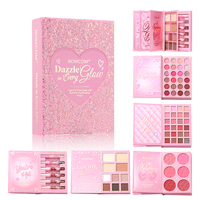Kits de maquillage ROMCOM : fard à joues, illuminateur, contour, poudre à sourcils, rouge à lèvres liquide, sérum pour cils, mascara pour tous vos besoins de maquillage