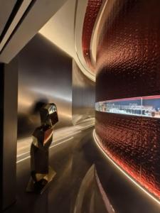 Luxury <strong>Design</strong> Water Ripple Bamboo Charcoal Board 3d Wall Panel Wave Wood Panels Interior Decoration Wood Veneer Wall Panel - Product Image 4