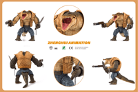 Fabricante OEM de Figuras de Acción 3D de Cocodrilo en PVC, Figura de Anime Coleccionable de Vinilo Articulada, Fabricada con Material Plástico ABS