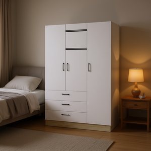 Armadio Moderno con Asta Appendiabiti, Set da 2, per Camera da Letto, Modello D0100HR59Y2 - Product Image 2