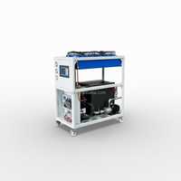 Refroidisseur d'eau industriel à air refroidi Honeywell R32 R410A R407C R134A, système 5HP, pour machine de moulage par injection