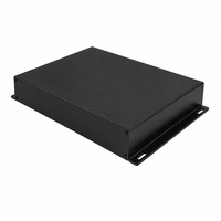 Kit de châssis d'amplificateur en alliage d'aluminium DIY 179*45 personnalisé, boîtier électronique de type divisé, boîte de projet noire IP54 légère