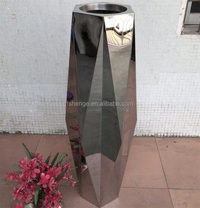 <span class=keywords><strong>Vase</strong></span> de sol moderne de luxe en acier inoxydable et jardinière décorative <span class=keywords><strong>XXL</strong></span>, <span class=keywords><strong>vase</strong></span> à fleurs en métal doré pour hôtel et décoration intérieure - Product Image 6