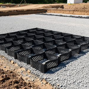 Géocellule de 3 pouces de profondeur, 24,93 x 9,52 pieds, pour la couverture du gravier, conception industrielle en HDPE - Product Image 2