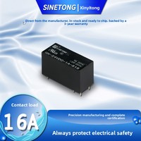 Relais GN GN-24VDC-1A-S16 16A 115F, relais en alliage d'argent, commande intelligente pour l'éclairage et l'alimentation, haute puissance