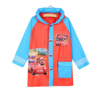 Lovely <strong>Jacket</strong> Children Raincoat Fashion Waterproof Polyester PVC Hooded Raincoat for Kid Cover School Bag - Product Image 1