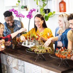 Support de présentation de buffet transparent en acrylique, plateau à cupcakes et desserts, adapté aux mariages, aux fêtes et aux réunions de famille - Product Image 5
