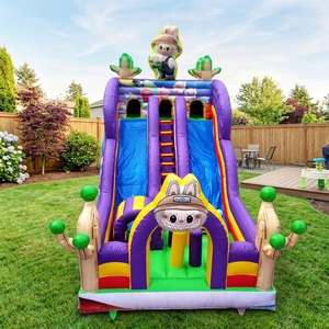 Toboganes Inflables de Alta Calidad, Castillo Inflable Comercial con Tobogán, Casa de Brinco <span class=keywords><strong>Super</strong></span> <span class=keywords><strong>Mario</strong></span>, Parque Infantil para Niños - Product Image 1