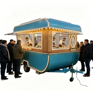 Nuevo Remolque Food Truck de Fácil Operación, Conducible para Plazas Públicas y Tiendas Móviles - Product Image 4