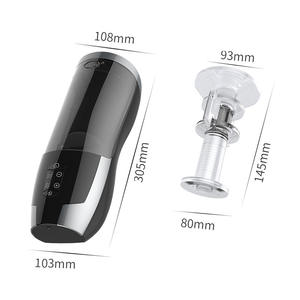 Elektrikli Piston dönen teleskopik 6 modları isıtma ses yapay vajina Penis mastürbasyon kupası erkekler için - Product Image 5