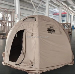 Tente dôme gonflable à ouverture automatique rapide, pour 2-3 personnes, en tissu Oxford monocouche, adaptée aux quatre saisons, type « cave » à une chambre. - Product Image 3