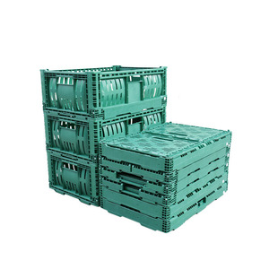 Caisse en plastique pliable PP 600*400*140 à prix abordable, panier en plastique pliable - Product Image 6