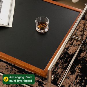 Bàn cà phê gấp gỗ nhà phòng khách hiện đại đơn giản bàn trà văn phòng Bắc Âu căn hộ nhỏ - Product Image 6