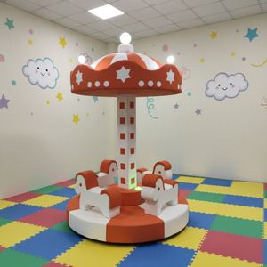 Manège Électrique d'Intérieur pour Enfants LB-E, Capacité 500kg pour 4 Passagers - Idéal pour la Maison, le Centre Commercial, les Fêtes et la Location - Product Image 1