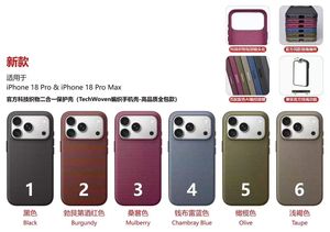 Funda Protectora Magnética <span class=keywords><strong>de</strong></span> Tela Tecnológica para iPhone 17 Pro 18 Pro Max con Botón <span class=keywords><strong>de</strong></span> Cámara en Color Original - Product Image 2