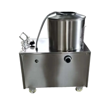 Industriële aardappel schilmachine, grote capaciteit fruit- en groentewas- en schilapparatuur voor snackfabrieken