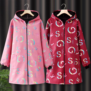 2022 nouveau manteau de travail d'hiver pour femmes à manches longues salopette résistant à l'eau et à la saleté doublé polaire ménage cuisine TPU matériel - Product Image 3