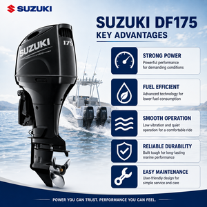 <span class=keywords><strong>Moteur</strong></span> <span class=keywords><strong>hors</strong></span>-<span class=keywords><strong>bord</strong></span> quatre temps SUZUKI DF175A 175 CV, couple puissant, <span class=keywords><strong>moteur</strong></span> marin à faible consommation de carburant pour bateaux de pêche et bateaux de travail - Product Image 2