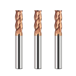 JinChuan 55 Degree 4 Flutes Tungsten Steel <strong>End</strong> <strong>Mill</strong> Extra Long High Hardness Coated Helical <strong>Flat</strong> Bottom CNC Tool for Steel - Product Image 1