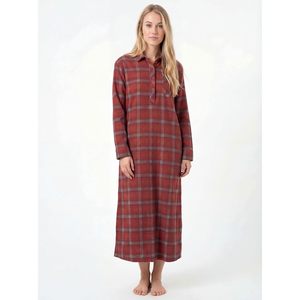 Camisón de Franela para Mujer FOXA, Camisón de Manga Larga, Pijama Suave, Paquete de 2 - Product Image 2