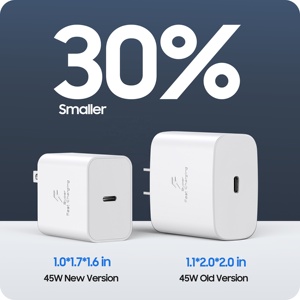 HNT Super Rapide 45W Charge PPS Adaptateur Léger Type C <span class=keywords><strong>Chargeur</strong></span> Compatible pour <span class=keywords><strong>Samsung</strong></span> S23 +/<span class=keywords><strong>S22</strong></span>/<span class=keywords><strong>S22</strong></span> +/<span class=keywords><strong>S22</strong></span> <span class=keywords><strong>Ultra</strong></span> <span class=keywords><strong>Chargeur</strong></span> - Product Image 6