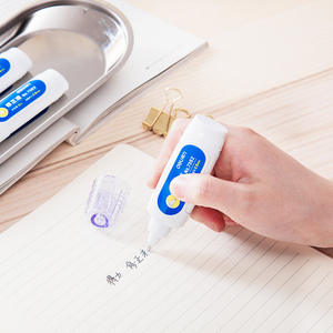 Deli 7382 Fluide de <span class=keywords><strong>correction</strong></span> pour les élèves du primaire-Stylo blanc à séchage rapide 16 pièces/boîte Outil de <span class=keywords><strong>correction</strong></span> de mots - Product Image 2