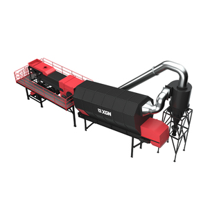 Séparateur <span class=keywords><strong>d</strong></span>'air horizontal à faible coût - Équipement <span class=keywords><strong>de</strong></span> recyclage des <span class=keywords><strong>d</strong></span>échets solides pour éliminer les matériaux légers des agrégats recyclés, faible usure - Product Image 3
