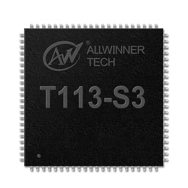 Allwinner Chip Ic T113-S3, Keluaran Baru SIP 128 MB DDR3 untuk Produk Otomotif dan Industri 10 Tahun Seumur Hidup