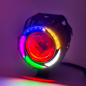 Nuit cyclisme éclairage LED moto ange yeux e-bike LED lampe auxiliaire U7 phare projecteurs phares Super lumineux - Product Image 6