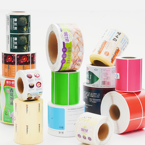 Tùy chỉnh tự dính không thấm nước hình chữ nhật CuộN dính giấy nhãn dán tờ với in nhiệt - Product Image 4