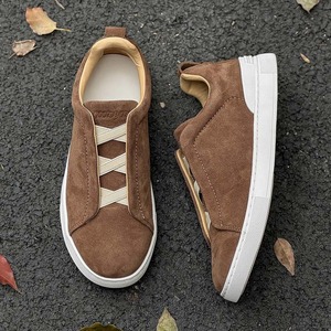 Zapatillas deportivas 2026, nuevo modelo, suela suave, cómodas para uso casual al aire libre, cuero transpirable, sin necesidad de atar, mocasines para días de descanso - Product Image 1