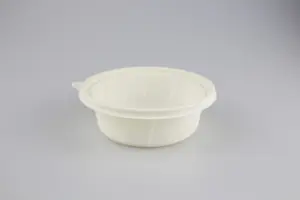 Factory Direct Supply Cheap Price Biodegradable Disposable Take Away Clamshell Containers Corn Starch Molded Lunch Box