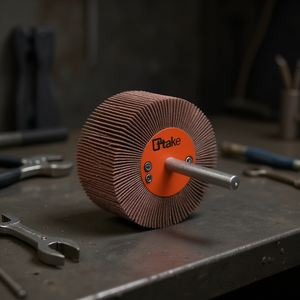 Ttake Corundum Abrasive Flap <b>Wheel</b> 30x10 Mm 3 Mm Shaft 180 Grit For <b>Grinding</b> - Product Image 3