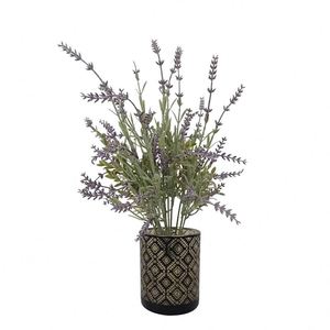 Flores de Lavanda Artificiales de Alta Calidad con Tallo Largo para Decoraciones Navideñas y de Graduación en Interiores y Exteriores - Product Image 1