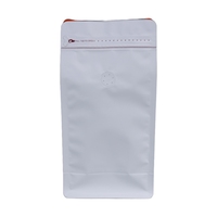 Sachets refermables à huit soudures latérales, réutilisables, pour bonbons, qualité alimentaire, avec fermeture éclair, sachets d'emballage autoportants, sachets de café avec valve