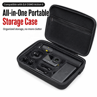Étui de transport DJI Osmo Action 6, sac de rangement portable en EVA rigide pour accessoires de caméra d'action, pochette de voyage étanche