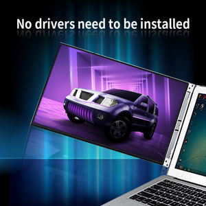 Moniteur portable double LED de 14 pouces de qualité industrielle avec interface Type-C pour solutions de bureau à distance, 100 % compatible avec la gamme de couleurs RVB - Product Image 3