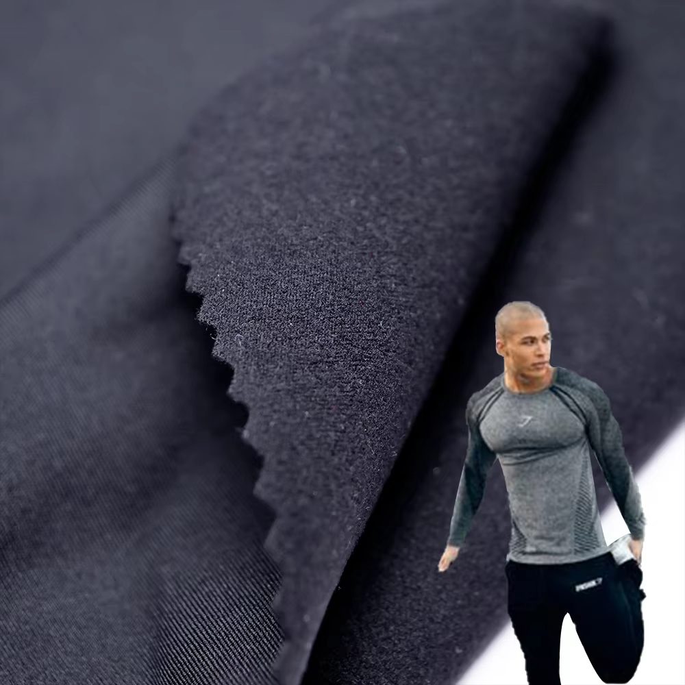 Wingtex Textile Custom Skintight Nylon 75 Elastane 25 Tech Fleece Fabric for Pullover