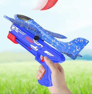 Hot-Selling Ejection Foam Airplane Kite Handheld Launcher <strong>Gun</strong> Hand Throwing Gift For Children With Light - Product Image 1