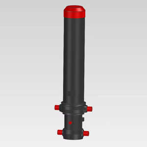Vérin <span class=keywords><strong>hydraulique</strong></span> télescopique <span class=keywords><strong>de</strong></span> <span class=keywords><strong>fabricant</strong></span> direct pour remorque et chariot agricoles basculants - Product Image 1