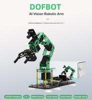 Kit de programmation de bras robotique de reconnaissance visuelle IA Jetson NANO DOFBOT pour Jetson NANO B01 et Raspberry Pi 4B 4G 8G