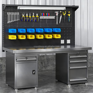 Garagem Armários e Bancada Heavy Duty Garagem Armazenamento Bancada De Madeira Top Profissional Ferramenta Gabinete Work <span class=keywords><strong>Bench</strong></span> - Product Image 1