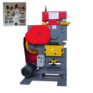 Ondersteuning Op Maat Gemaakte Metalen Plaat Ponsmachine Multifunctionele Gecombineerde Ponsen En Scheren <span class=keywords><strong>Machine</strong></span> Voor De Bouw - Product Image 1