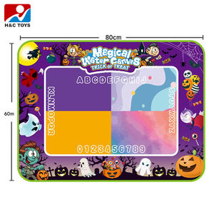 Kain Lukis Doodle untuk Anak-Anak Tema Hari Semua Orang Kudus Kanvas Air Ajaib Alas Gambar Air - Product Image 2