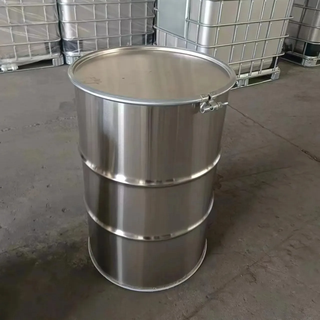 316 L stainless steel tank drum 500L water tank red wine tank Customized Empty 200L Stainless Steel Drum