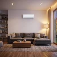Climatiseur mural split 100% solaire, à technologie DC Inverter, économe en énergie, avec moteur silencieux et compresseur Hitachi/Sanyo, réfrigérant R410A